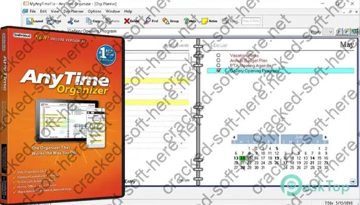 Anytime Organizer Deluxe Crack 16.1.5.4 Free Download